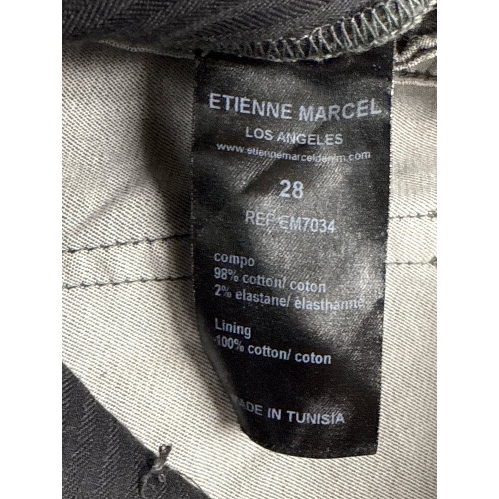 Etienne Marcel Womens Camo Cotton/Elastane Skinny Pants Zipper Detail Size 28 - Picture 9 of 10